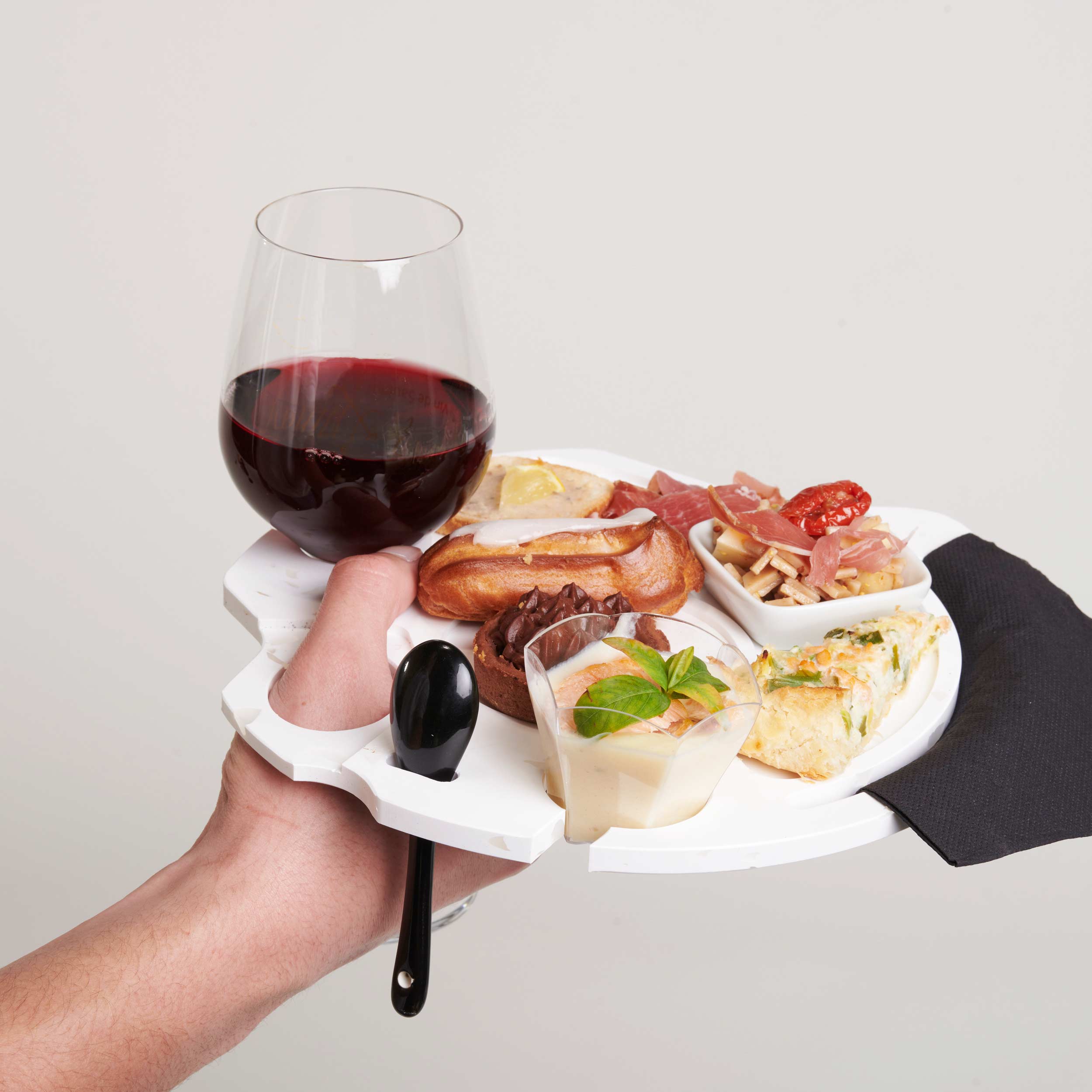 Concept de Pyramide avec ses 50 palettes cocktail dinatoire (DISPONIBLE EN LOCATION)